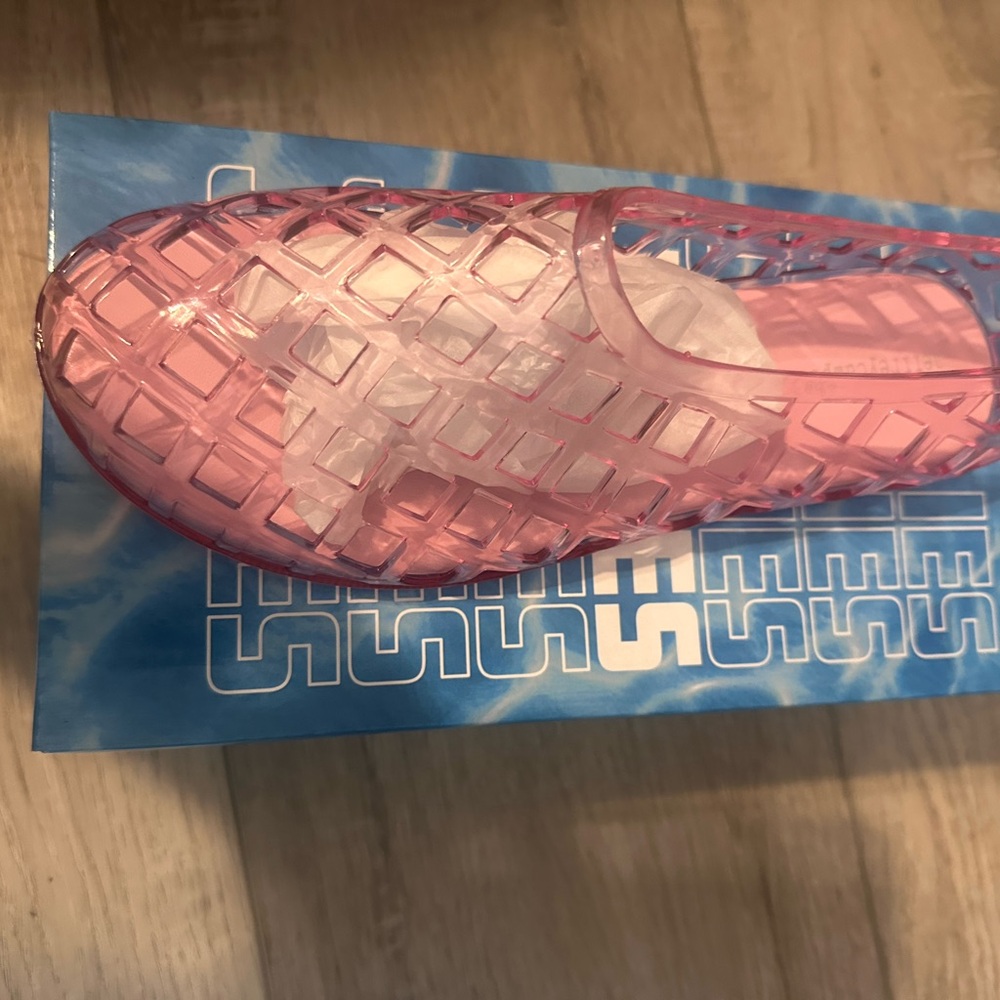 Anthropologie Pink Jelly Shoes
